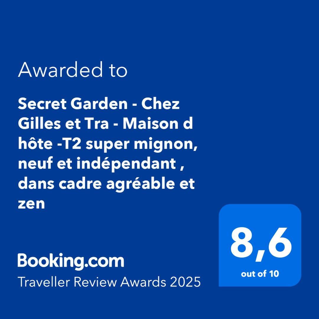 Secret Garden - Chez Gilles Et Tra - Maison D Hote -T2 Super Mignon, Neuf Et Independant , Dans Cadre Agreable Et Zen Valergues Zewnętrze zdjęcie